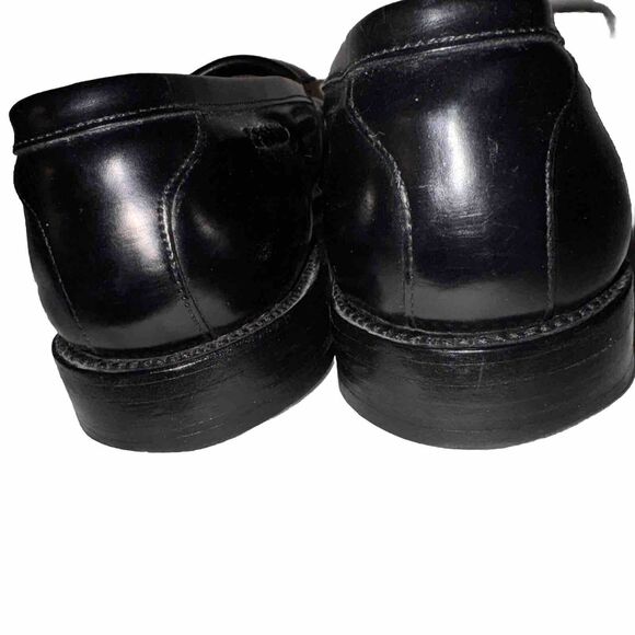 ALLEN EDMONDS MENS SHOES 9.5 D CODY BLACK WOVEN TASSEL LOAFER main image 8